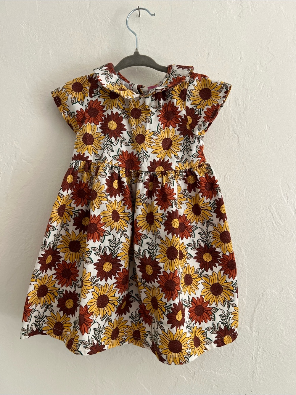 Good Lad Sunflower Dress in Yellow, Red & White
